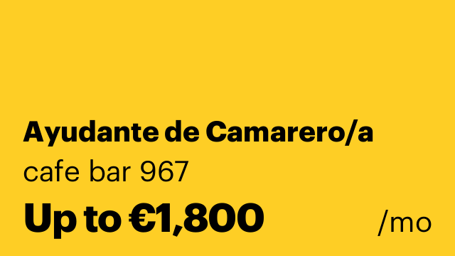 Ayudante de Camarero/a