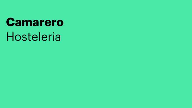 Camarero