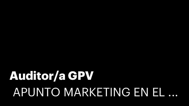 Auditor/a GPV