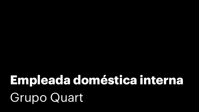 Empleada doméstica interna
