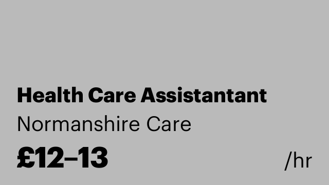 Health Care Assistantant