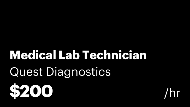 Medical Lab Technician