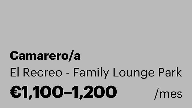 Camarero/a