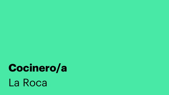 Cocinero/a