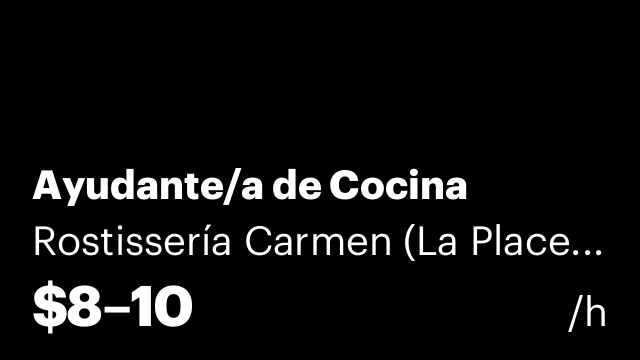 Ayudante/a de Cocina
