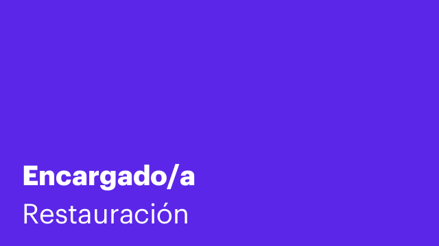 Encargado/a