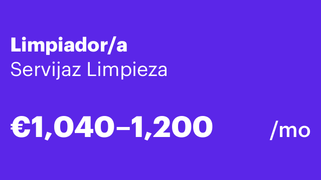 Limpiador/a