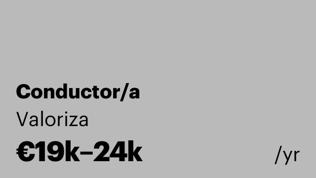 Conductor/a