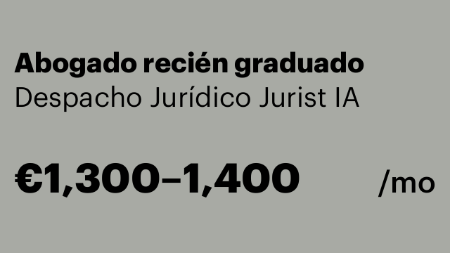 Abogado recién graduado