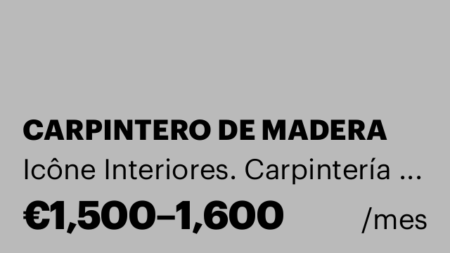 CARPINTERO DE MADERA
