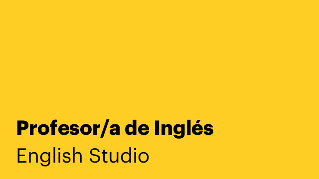 Profesor/a de Inglés