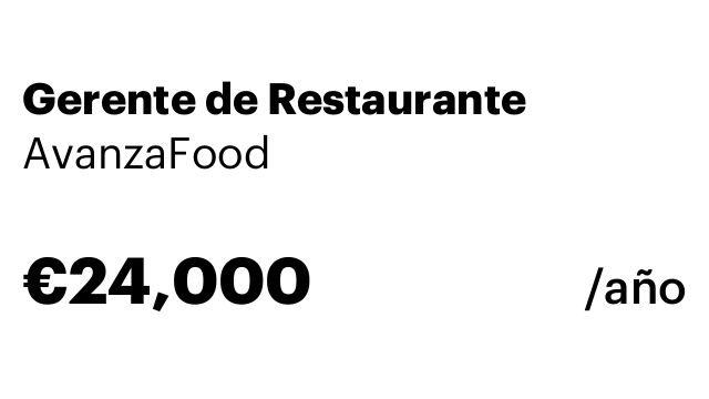 Gerente de Restaurante