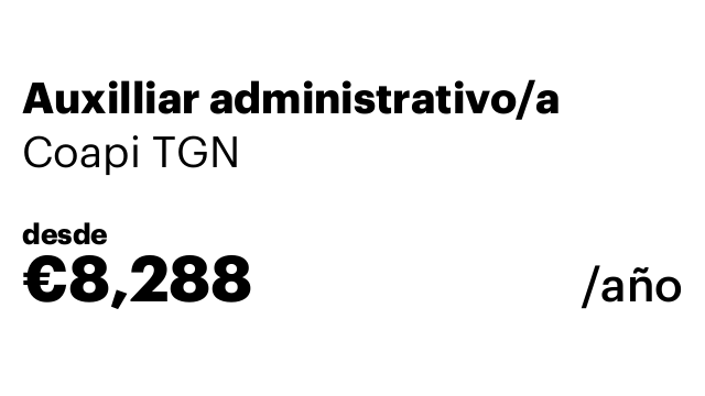 Auxilliar administrativo/a