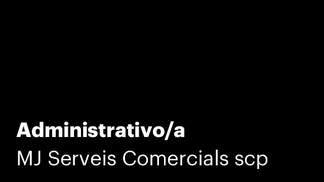 Administrativo/a