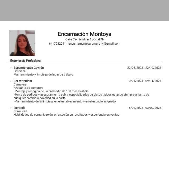 Candidate avatar