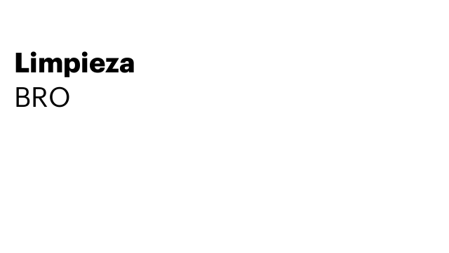 Limpieza