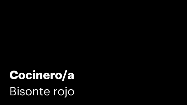 Cocinero/a