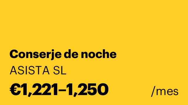 Conserje de noche