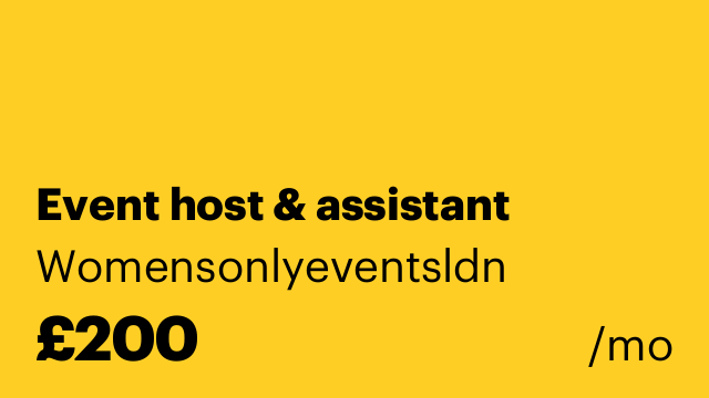 Event host & assistant