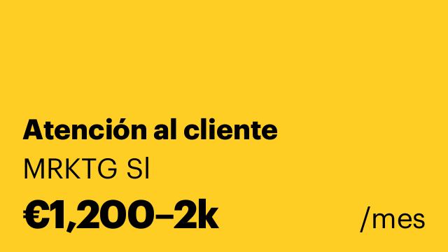 Atención al cliente
