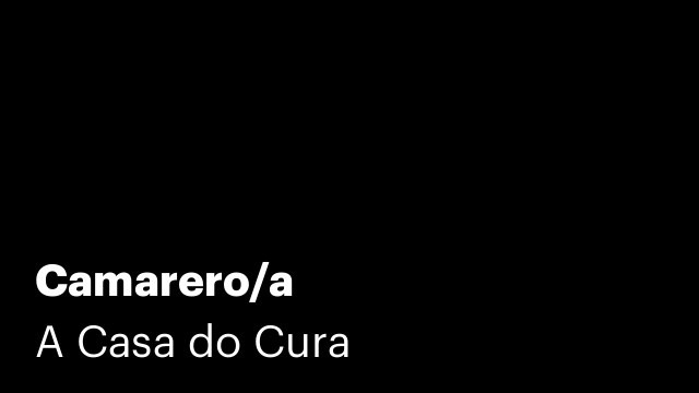 Camarero/a