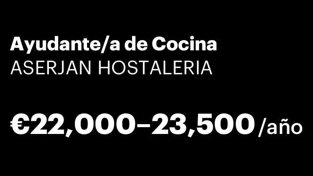 Ayudante/a de Cocina
