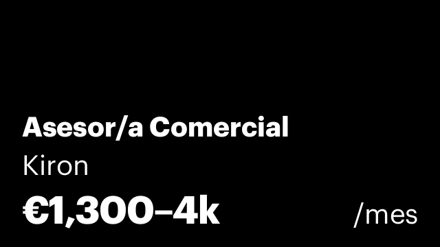 Asesor/a Comercial
