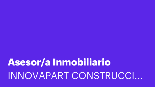 Asesor/a Inmobiliario