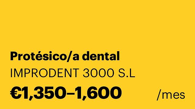 Protésico/a dental