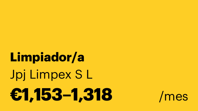 Limpiador/a