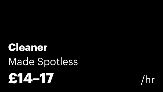 Cleaner
