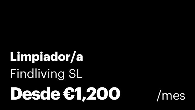 Limpiador/a