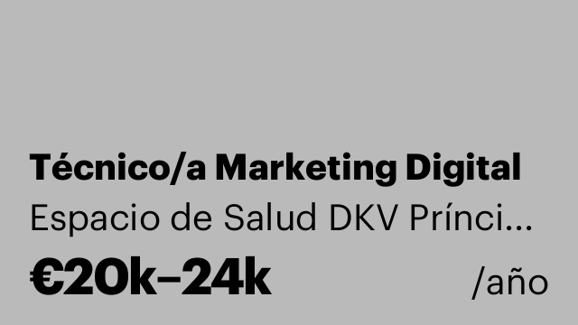 Técnico/a Marketing Digital
