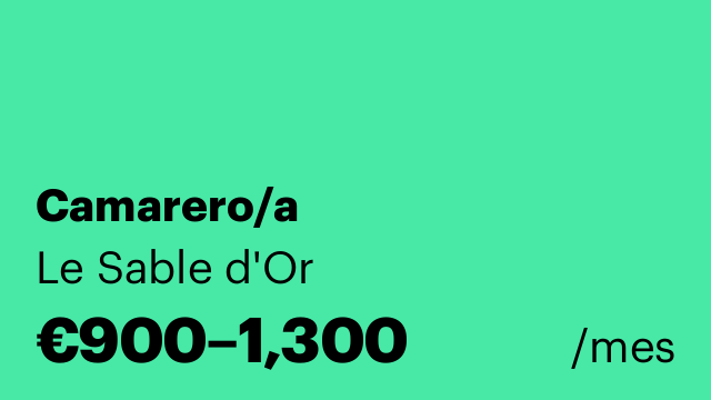 Camarero/a