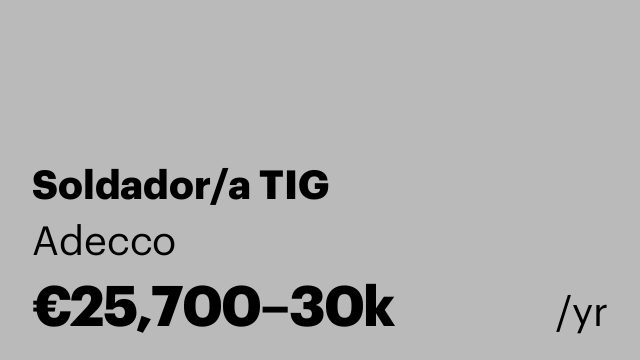 Soldador/a TIG