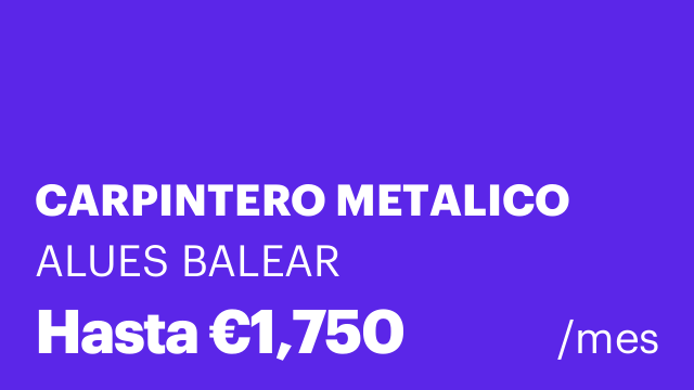 CARPINTERO METALICO