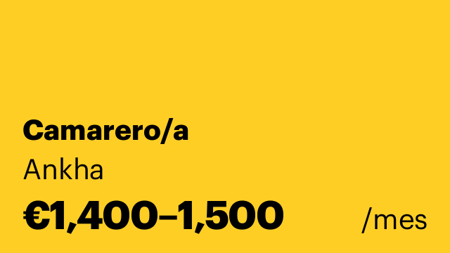 Camarero/a