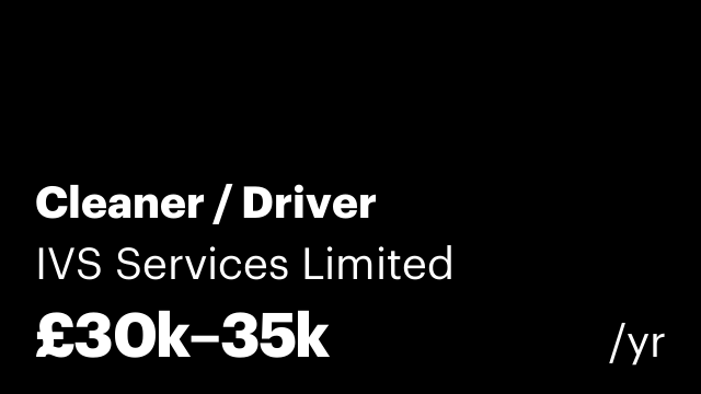 Cleaner / Driver