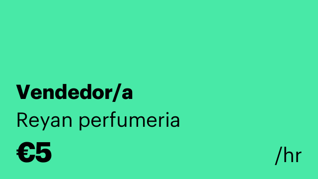 Vendedor/a
