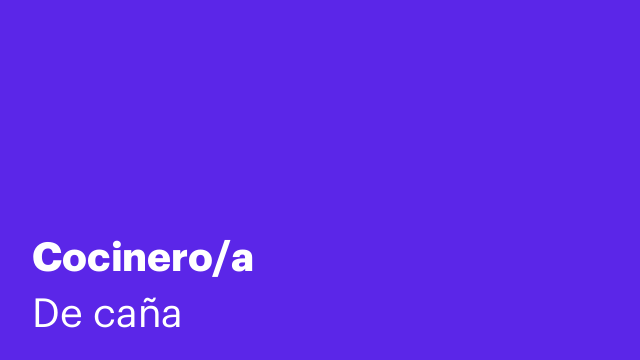 Cocinero/a