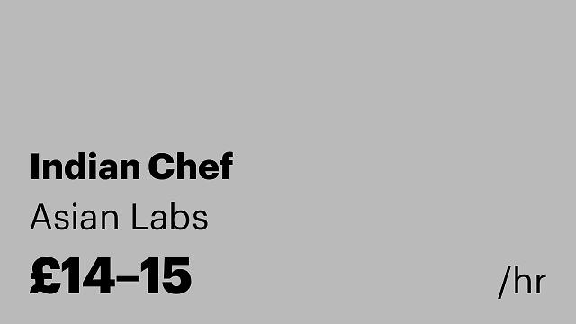 Indian Chef