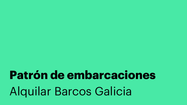 Patrón de embarcaciones