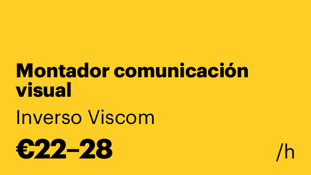 Montador comunicación visual