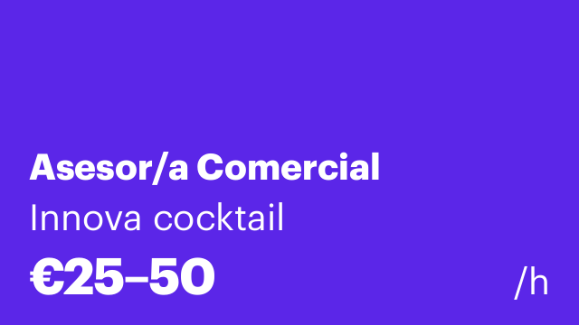 Asesor/a Comercial