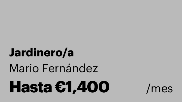 Jardinero/a