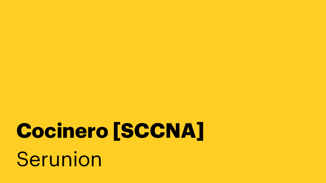 Cocinero [SCCNA]