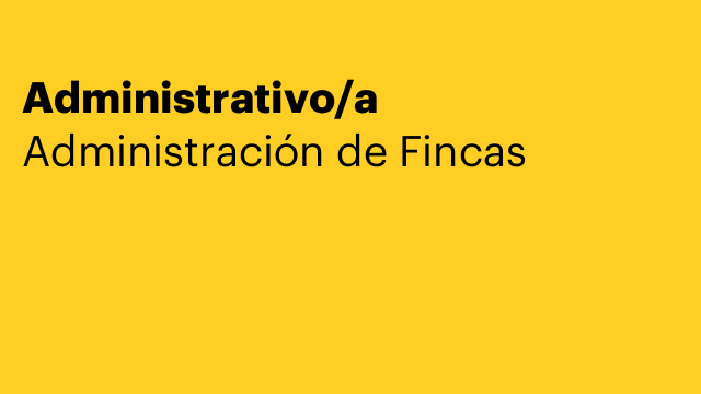 Administrativo/a