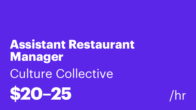 Assistant Restaurant Manager