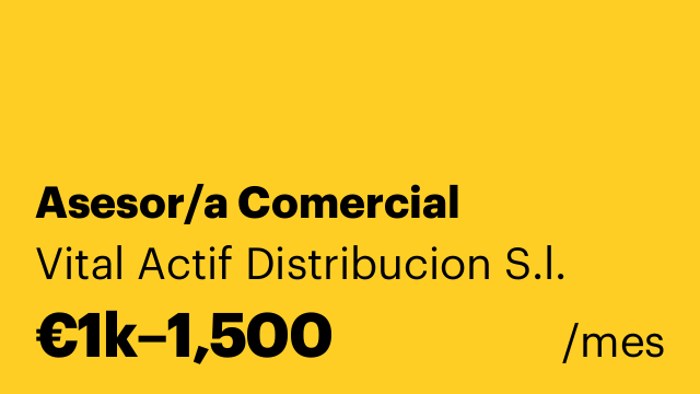 Asesor/a Comercial