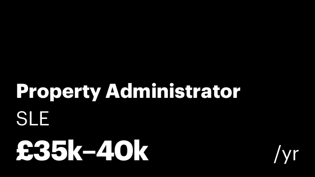 Property Administrator